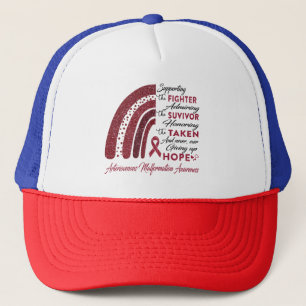 Arteriovenous Malformation Warrior Supporting  Trucker Hat