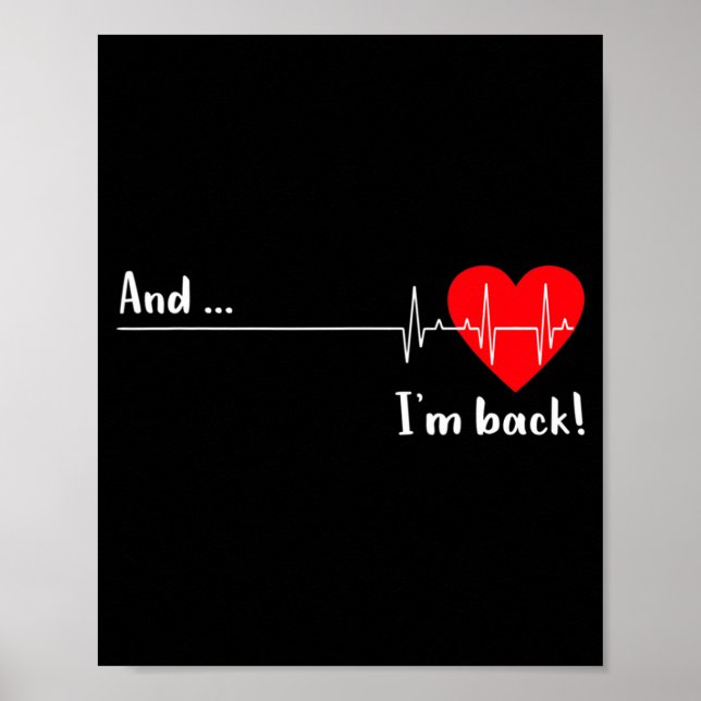 Artery Open, Heart Diseases Surgery Heartbeat  Poster (Front)