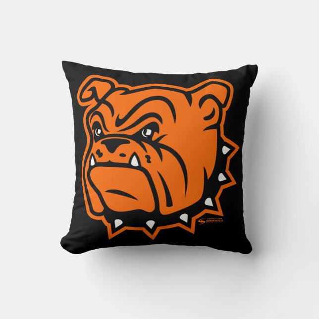 Artesia Big Bulldog Throw Pillow (Front)