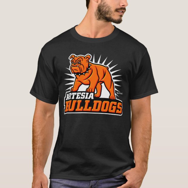 Artesia Bulldogs 3D Logo T-Shirt (Front)