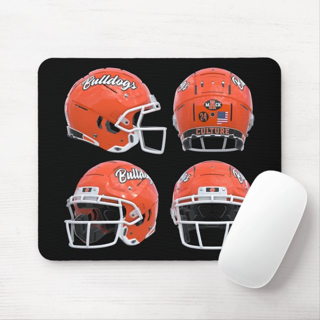 Artesia Bulldogs Football Helmet  Mouse Pad (With Mouse)