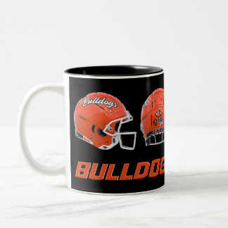Artesia Bulldogs Football Helmet Two-Tone Coffee Mug