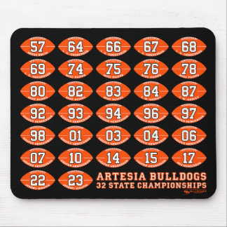 Artesia Bulldogs Football State Champs Mousepad