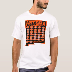 Artesia Bulldogs State Champs Football T-Shirt