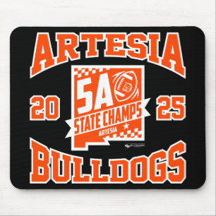 Artesia Bulldogs State Champs Logo Mouse Mat