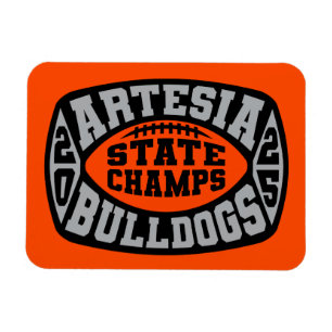 Artesia Bulldogs "State Champs" Magnet