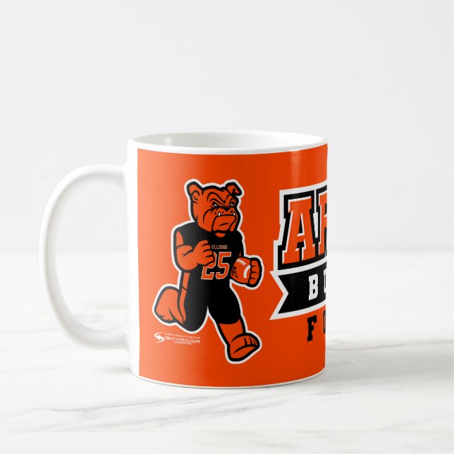 Artesia Bulldogs Touchdown Coffee Mug (Left)
