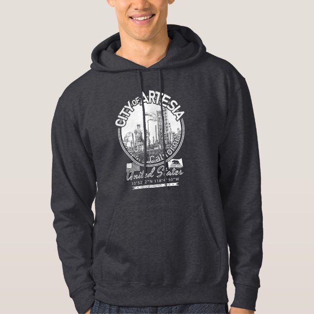 ARTESIA CALIFORNIA VINTAGE - NAVAJO REFINERY HOODIE (Front)