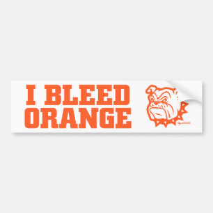 Artesia "I Bleed Orange" Bumper Sticker