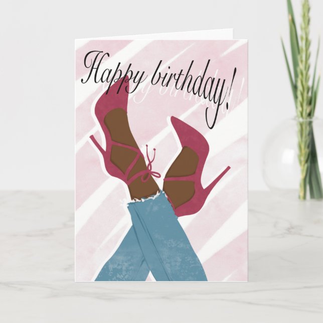 Artestro™ Happy Birthday Card for Women  (Front)