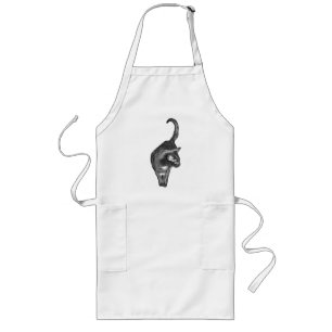 Artful Cat Movement Long Apron