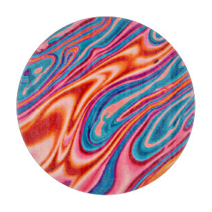 Artful Color Scheme Cutting Board