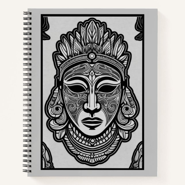 "Artful Cultural Outlines" Notebook (Front)
