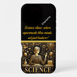 Artful Exploration of Science's Wonders iPhone 16 Pro Max Case