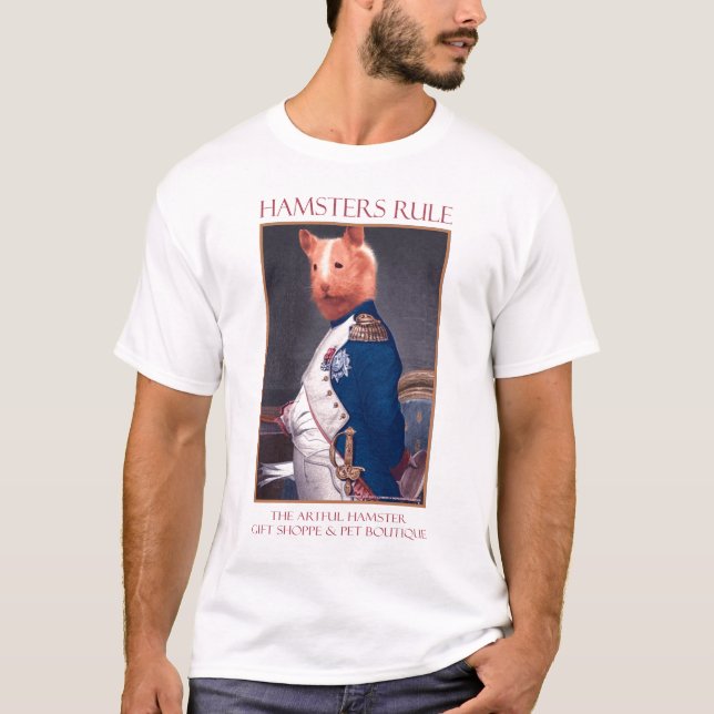 Artful Hamster Napolean T-Shirt (Front)
