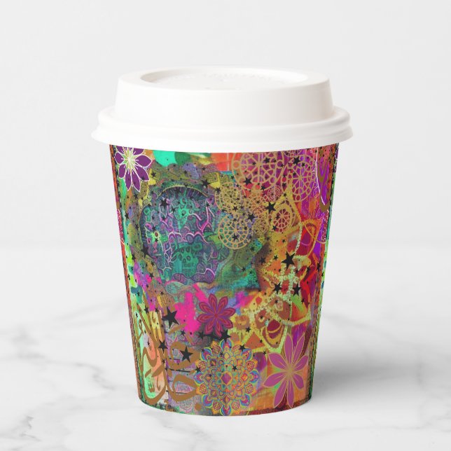 Artful Muslim Paper Cups (Left)