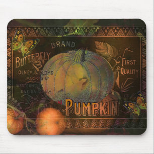Artful Pumpkins Thanksgiving Mouse Mat