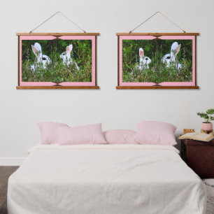 Artful Trends Office / Home Decor Rabbits  Hanging Tapestry
