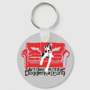 Artgerechte Doggenhaltung Key Ring