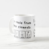 Arther periodic table name mug (Front Left)