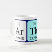 Arther periodic table name mug (Front Left)