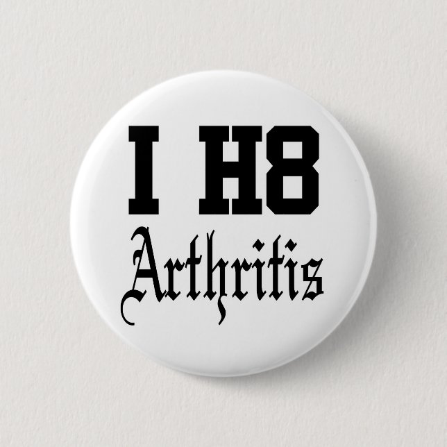 arthritis 6 cm round badge (Front)