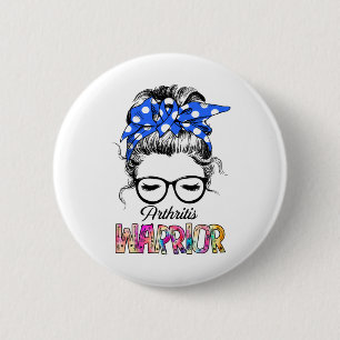Arthritis Awareness Month Ribbon Gifts 6 Cm Round Badge