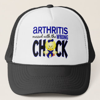 Arthritis Messed With The Wrong Chick Trucker Hat