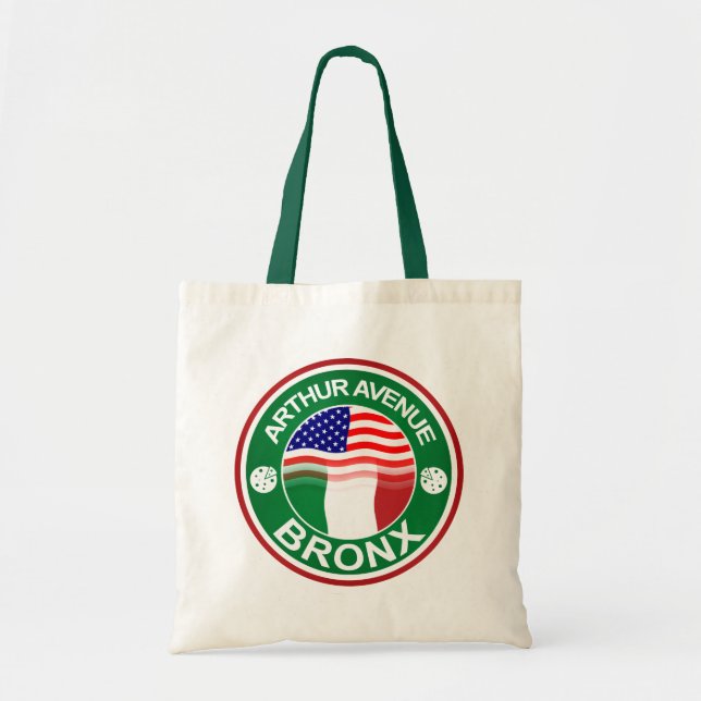 Arthur Ave Bronx Italian American Grocery Bag (Front)