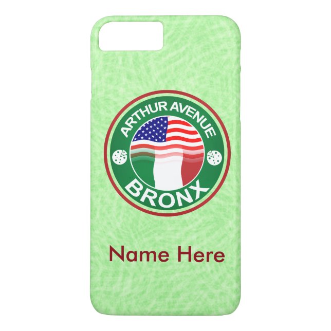 Arthur Ave Bronx Italian American Phone Case (Back)