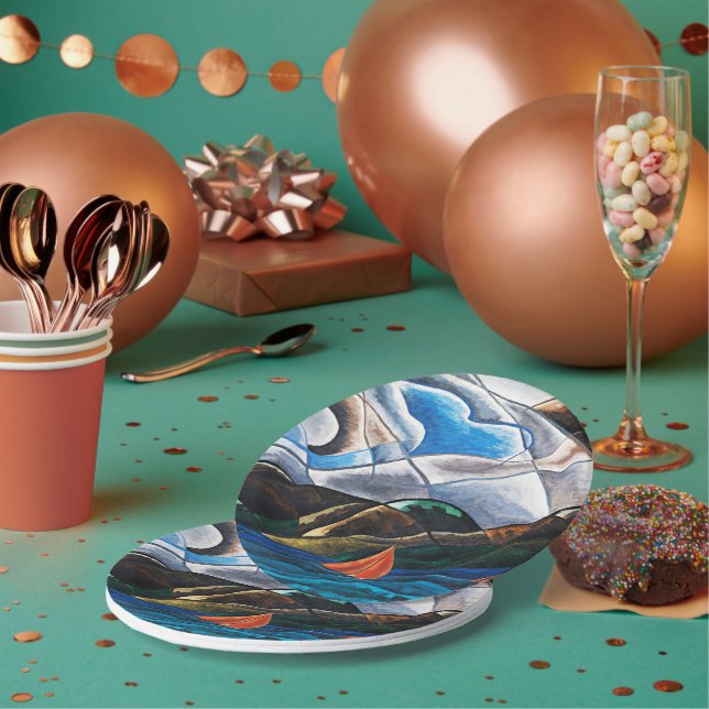 Arthur Dove, Clouds and Water Paper Plate (Multi)