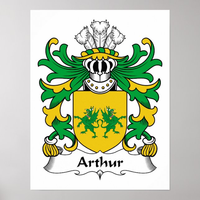 Arthur Family Crest Poster (Front)