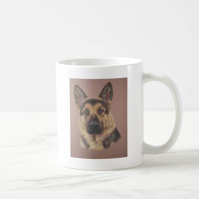 Arthur - German Shepherd Coffee Mug (Right)