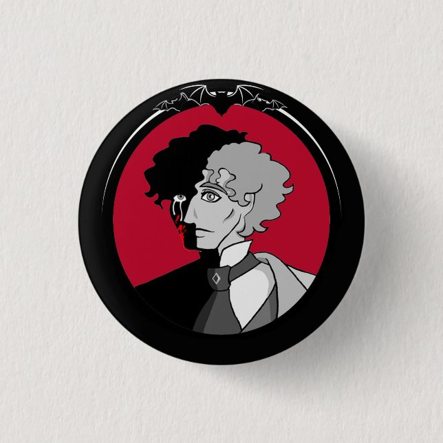 Arthur Holmwood BRW Button (Front)
