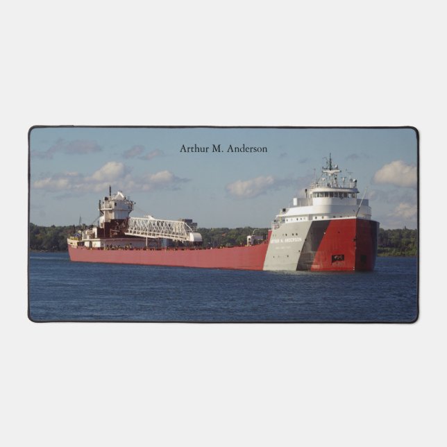 Arthur M. Anderson desk mat (Front)