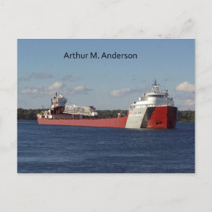 Arthur M. Anderson post card