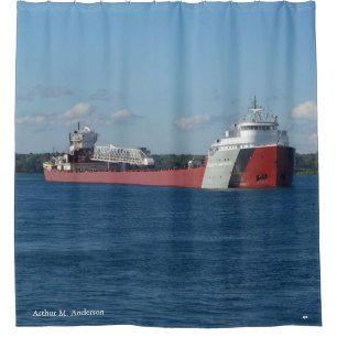 Arthur M. Anderson shower curtain