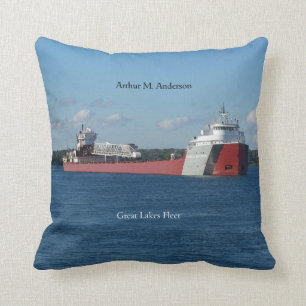 Arthur M. Anderson square pillow