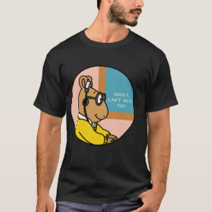 Arthur Meme Arthur Headphones Meme T-Shirt