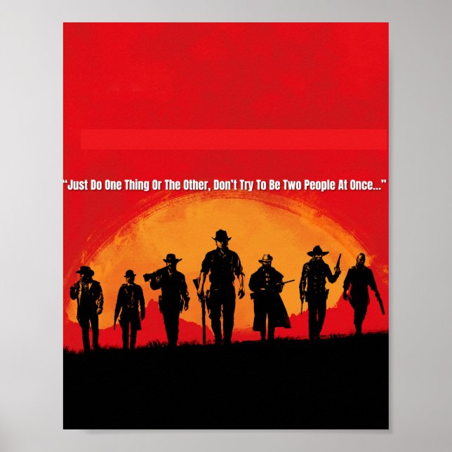 Arthur Morgans Quote Poster (Front)