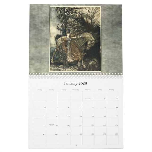 Arthur Rackham 2011 Wall Calendar (Jan 2026)