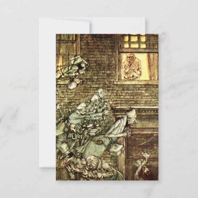 Arthur Rackham - A Christmas Carol - Ghosts Thank You Card (Front)