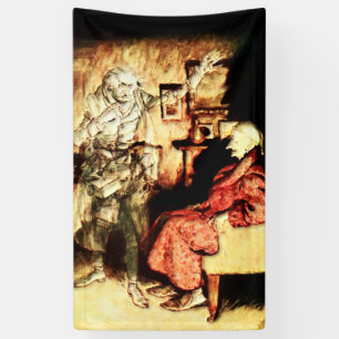 Arthur Rackham - A Christmas Carol - Scrooge Banner