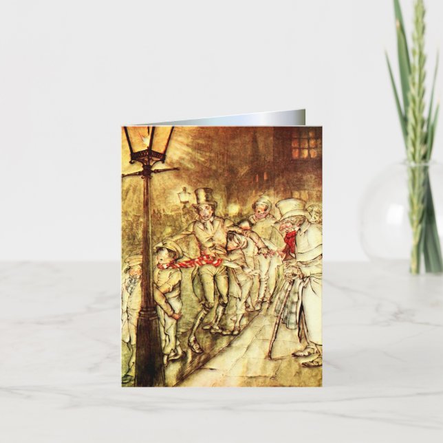 Arthur Rackham - A Christmas Carol - Street Card (Front)