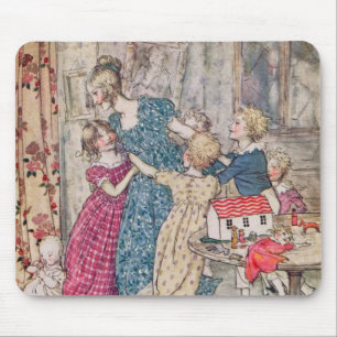 Arthur Rackham A flushed and boisterous group Mouse Mat