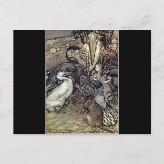 Arthur Rackham Alice In Wonderland Postcard