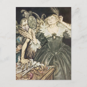 Arthur Rackham   Comus by John Milton: "And they,  Postcard