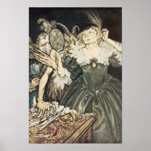 Arthur Rackham   Comus by John Milton: "And they,  Poster