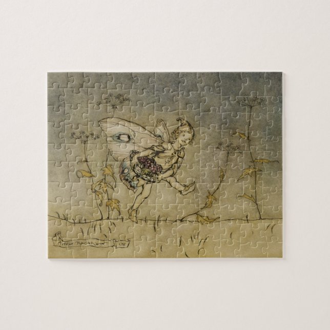 Arthur Rackham | Fairy, illustration from 'A Midsu Jigsaw Puzzle (Horizontal)