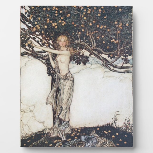 Arthur Rackham Freya The Fair One Plaque (Front)